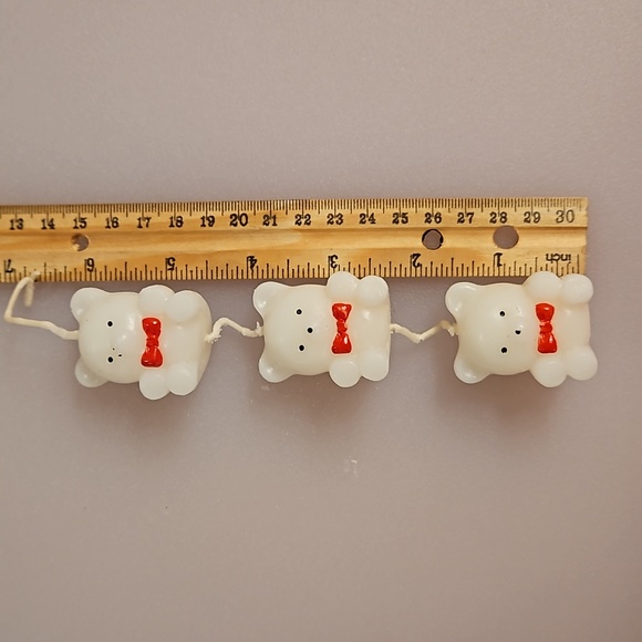 Avon gift collection 3 Wee Teddy Candles 1987   NIB Vintage - Picture 2 of 6